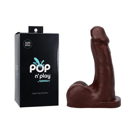 Fairvillacom Vibrators Tantus POP n Play Squirting Packer Espresso