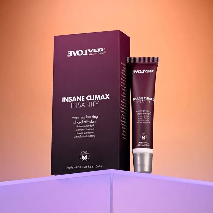 Female Sex Toys Evolved INSANE CLIMAX Warming Buzzing Clitoral Stimulation Gel 10 ml ShhhWndsr