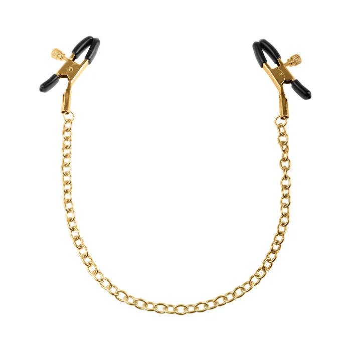Female Sex Toys Fairvillacom Fetish Fantasy Gold Chain Nipple Clamps Gold