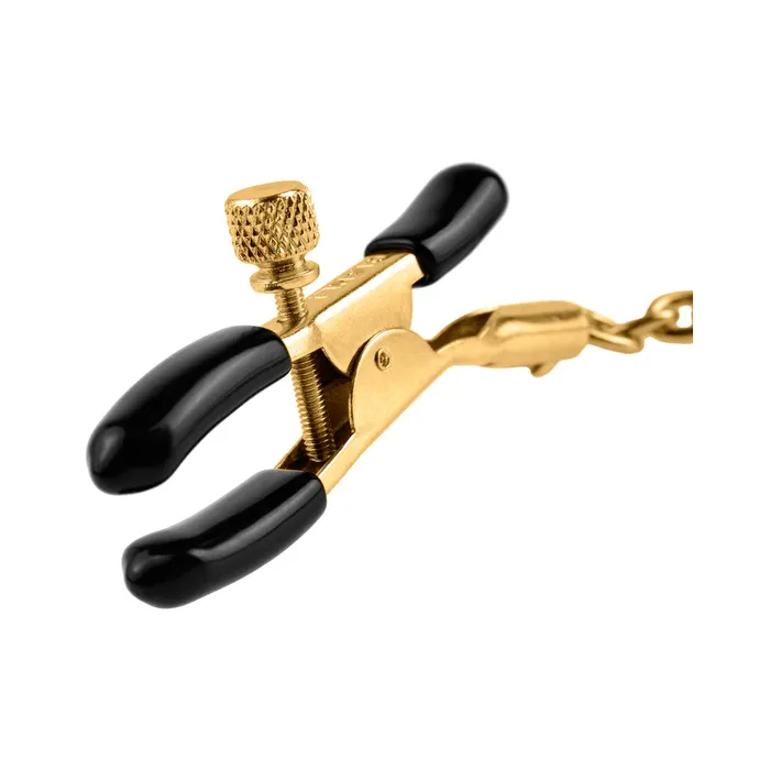 Female Sex Toys Fairvillacom Fetish Fantasy Gold Chain Nipple Clamps Gold