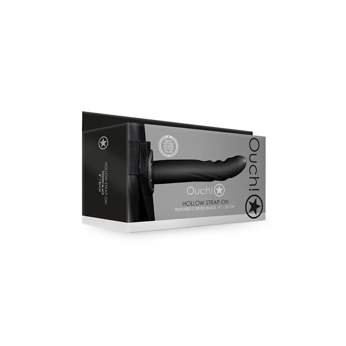 Female Sex Toys Fairvillacom Ouch Textured Curved Hollow StrapOn 8quot Black Female Sex Toys Fairvillacom Ouch Textured Curved Hollow StrapOn 8quot Black
