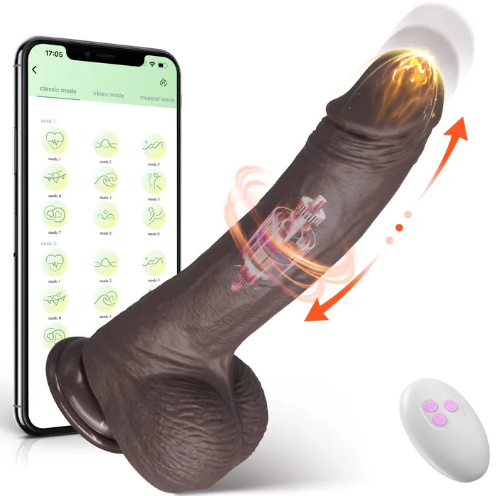 Female Sex Toys KERERO Georgi Dildo Realistic Vibrator with Thrusting Vibrating Patterns Female Sex Toys KERERO Georgi Dildo Realistic Vibrator with Thrusting Vibrating Patterns