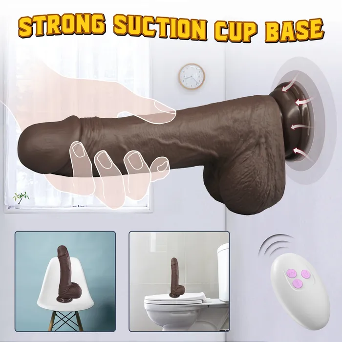 Female Sex Toys KERERO Georgi Dildo Realistic Vibrator with Thrusting Vibrating Patterns