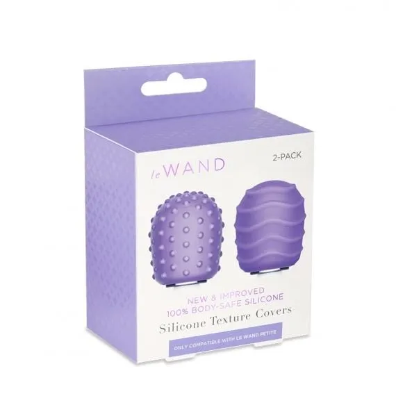 Female Sex Toys Le Wand Le Wand Petite Silicone Textured Covers 2Pack