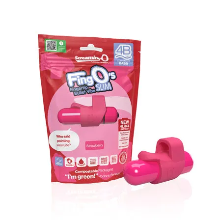 Female Sex Toys Screaming O 4B FingO Slim Strawberry Fairvillacom