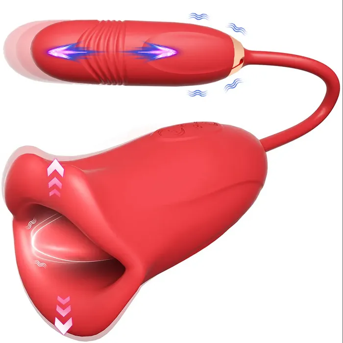 Female Sex Toys Silicone Seduction Lick My Clit Vibrator