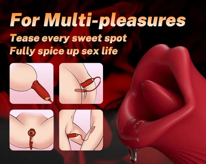 Female Sex Toys Silicone Seduction Lick My Clit Vibrator Female Sex Toys Silicone Seduction Lick My Clit Vibrator