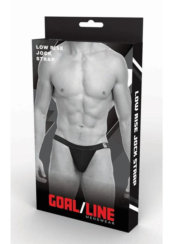 Goal Line Low Rise Jockstrap Lxl Blk Fairvillacom Male Sex Toys