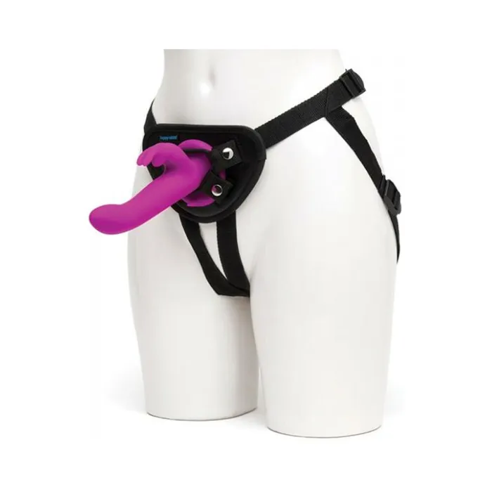 Happy Rabbit Vibrating Strap On Harness Set Purple Fairvillacom Female Sex Toys