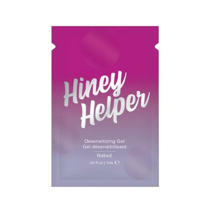 Hiney Helper Desensitizing Gel 03 Oz Foil Fairvillacom Enhancers