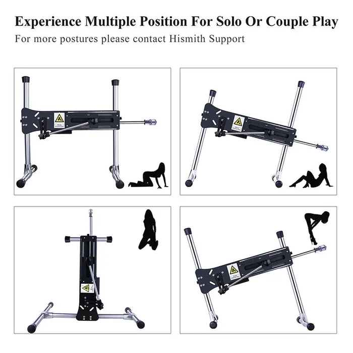 Hismith HS06 Sex Machine Package with APP Remote Control plus a Silicone Dildo ShhhHS Female Sex Toys