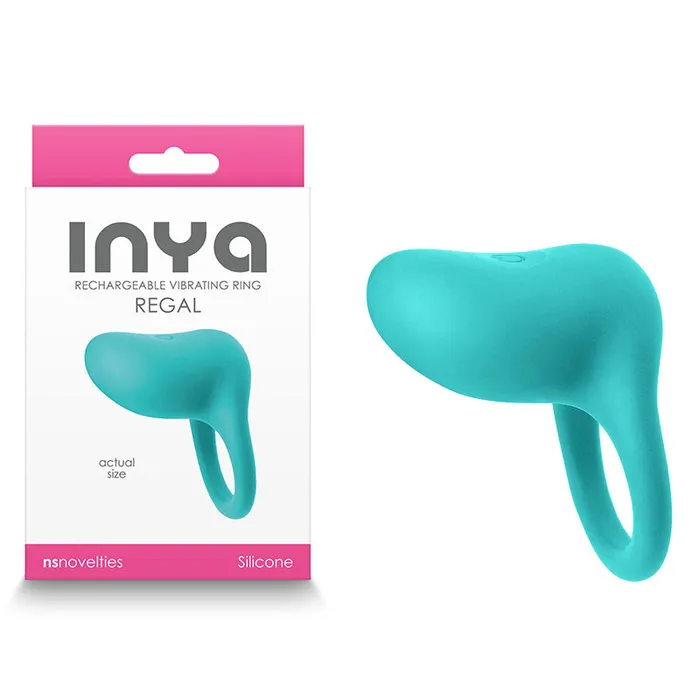 INYA Regal Teal Teal USB Rechargeable Finger Stimulator ShhhWndsr Vibrators INYA Regal Teal Teal USB Rechargeable Finger Stimulator ShhhWndsr Vibrators
