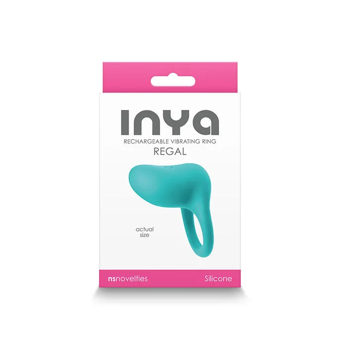 INYA Regal Teal Teal USB Rechargeable Finger Stimulator ShhhWndsr Vibrators
