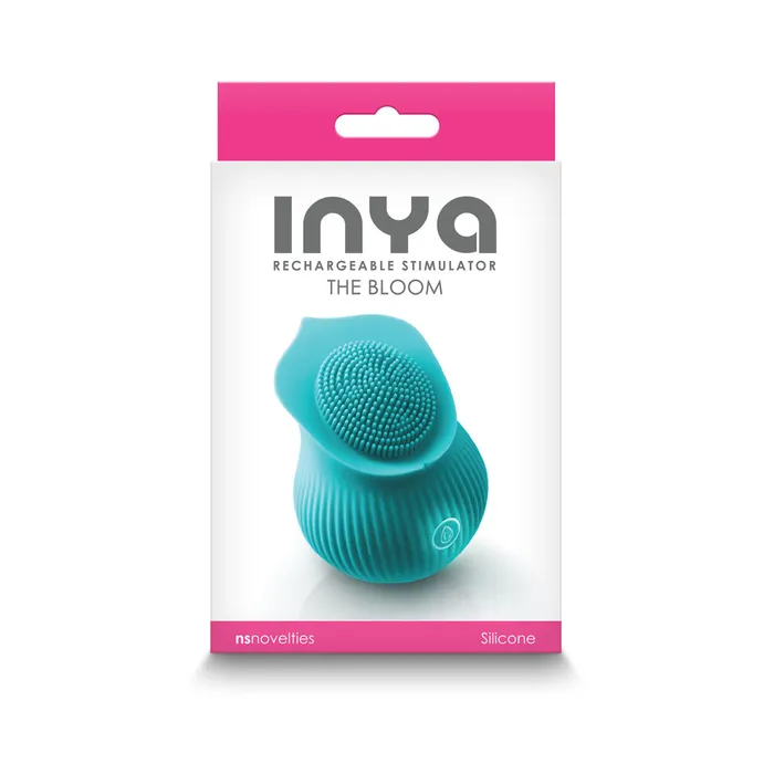 INYA The Bloom Rechargeable Tickle Vibe Teal Fairvillacom Vibrators