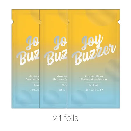 Joy Buzzer Naked Foil 4 ml Pack of 24 Fairvillacom Male Sex Toys