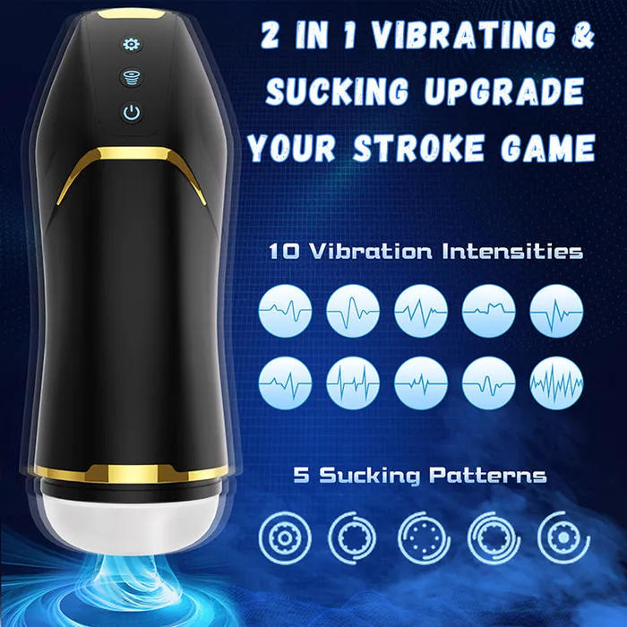KERERO Automatic Male Masturbator Adult Toy with 10 Vibrating Patterns 5 Sucking Pattern KERERO Male Sex Toys KERERO Automatic Male Masturbator Adult Toy with 10 Vibrating Patterns 5 Sucking Pattern KERERO Male Sex Toys
