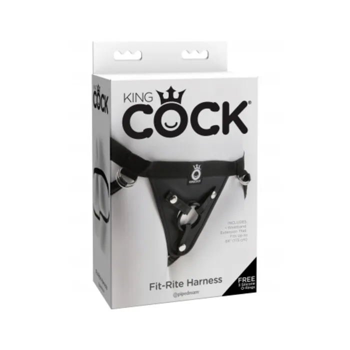 King Cock Fit Rite Harness Black Nylon Strap On Fairvillacom Female Sex Toys King Cock Fit Rite Harness Black Nylon Strap On Fairvillacom Female Sex Toys