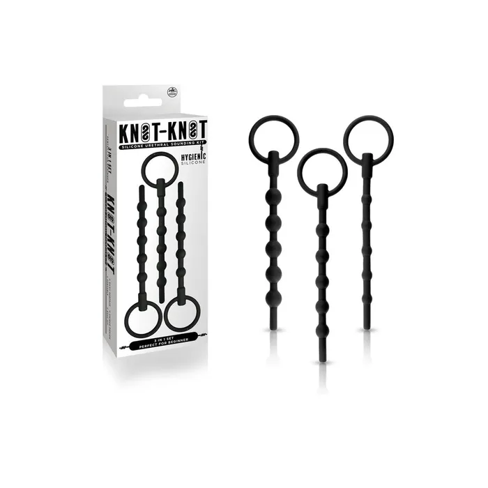 Knot Knot Penis Sounding Dilator 3 pc Set ShhhWndsr Male Sex Toys