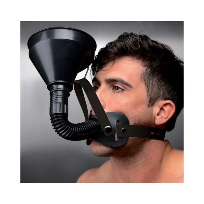 Latrine Extreme Funnel Gag Black Fairvillacom Anal