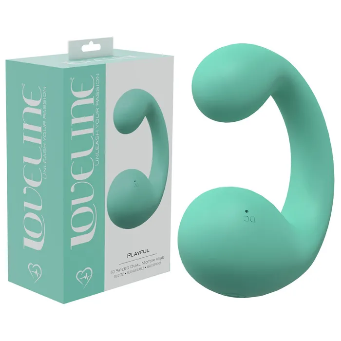 LOVELINE Playful Submersible Vibe Green ShhhWndsr Vibrators