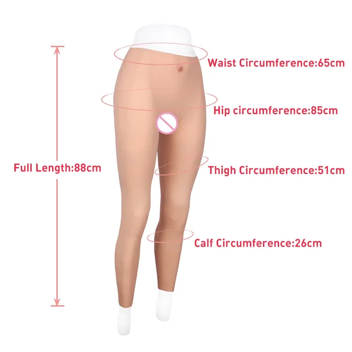 Lower body female suit with vaginal tract penis sleeve ShhhOb Male Sex Toys