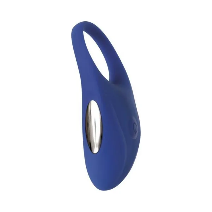 Male Sex Toys Adam Eve Rechargeable Couples Penis Ring Blue Fairvillacom
