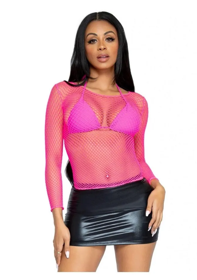 Male Sex Toys Fairvillacom Spandex Long Sleeve Ind Net Shirt Os Pnk