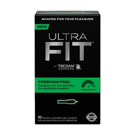 Male Sex Toys Fairvillacom Trojan Ultrafit Freedom Feel Condom Pack of 10