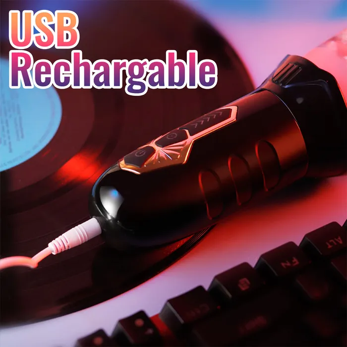Male Sex Toys KERERO Palette Automatic Masturbator with Rotating Vibrating Patterns