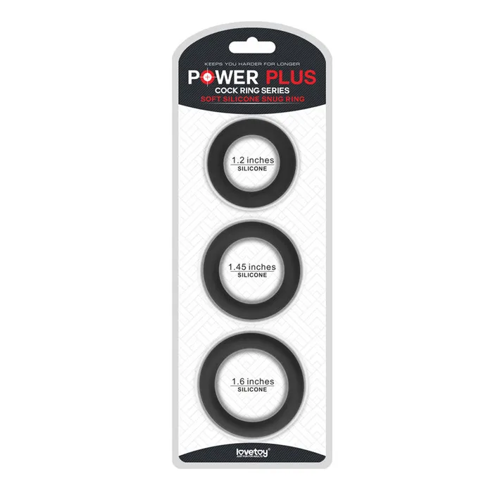 Male Sex Toys ShhhWndsr Power Plus Soft Silicone Snug Ring