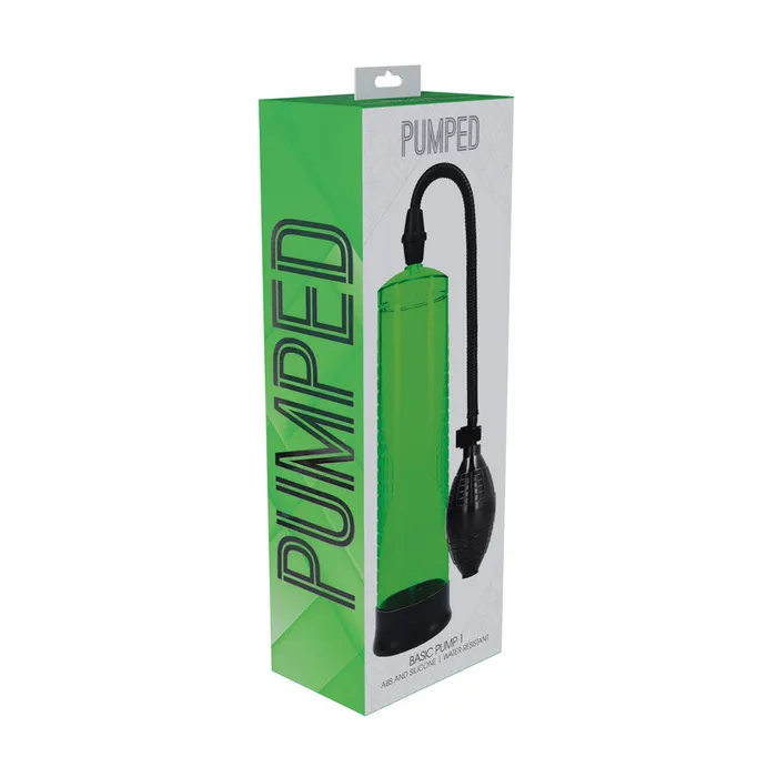 Male Sex Toys ShhhWndsr PUMPED Basic Pump 1 Green Penis Pump Male Sex Toys ShhhWndsr PUMPED Basic Pump 1 Green Penis Pump