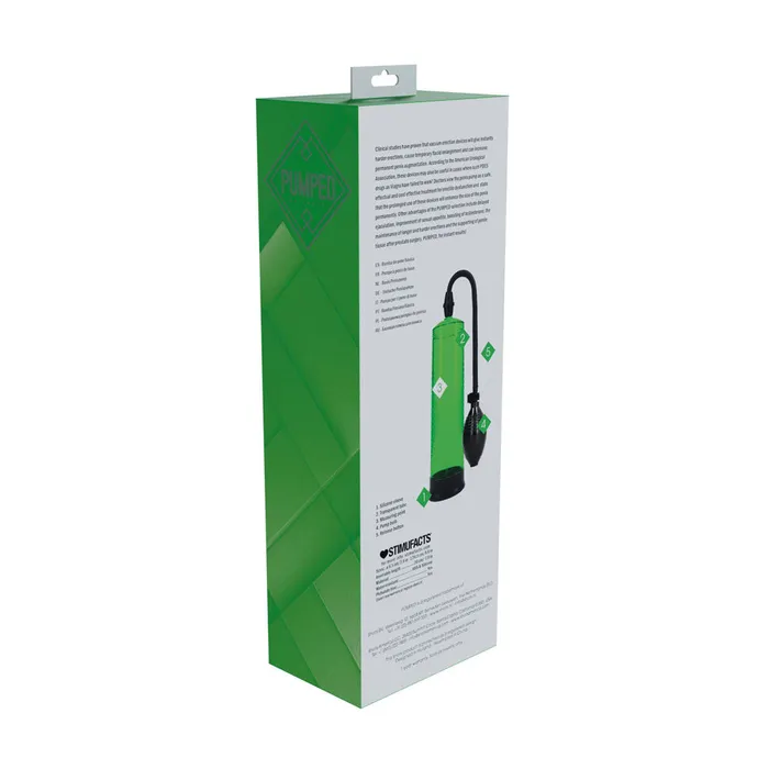 Male Sex Toys ShhhWndsr PUMPED Basic Pump 1 Green Penis Pump Male Sex Toys ShhhWndsr PUMPED Basic Pump 1 Green Penis Pump