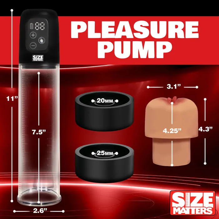 Male Sex Toys ShhhWndsr Size Matters Sucking Penis Pump