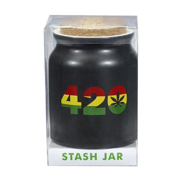 MATTE BLACK 420 STASH JAR Fairvillacom Anal