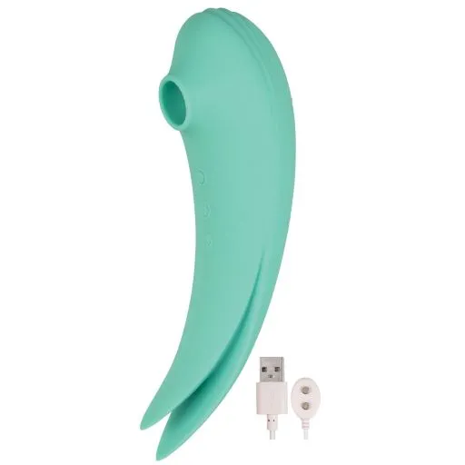 MYSTIQUE VIBRATING SUCTION VIBE AQUA Fairvillacom Female Sex Toys