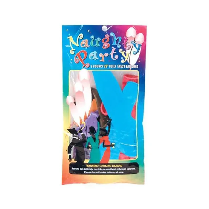 Naughty Penis Balloons 8 Pack Fairvillacom Male Sex Toys