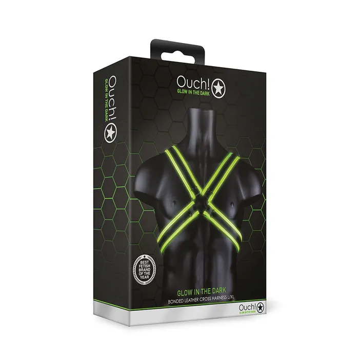 Ouch Cross Harness Glow In The Dark LXl Fairvillacom Female Sex Toys