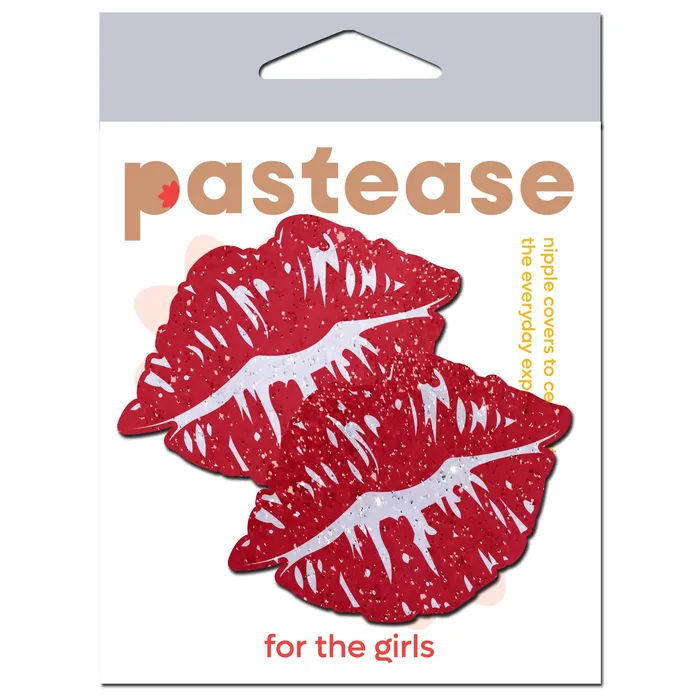 PASTEASE SPARKLY RED KISSING LIPS PASTIES Fairvillacom Vibrators
