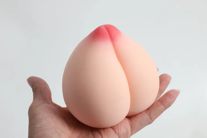 Peach Masturbator Silicone Seduction Male Sex Toys Peach Masturbator Silicone Seduction Male Sex Toys