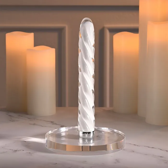 Playboy Pleasure IN A TWIST 175 cm USB Rechargeable Glass Vibrator ShhhWndsr Female Sex Toys Playboy Pleasure IN A TWIST 175 cm USB Rechargeable Glass Vibrator ShhhWndsr Female Sex Toys