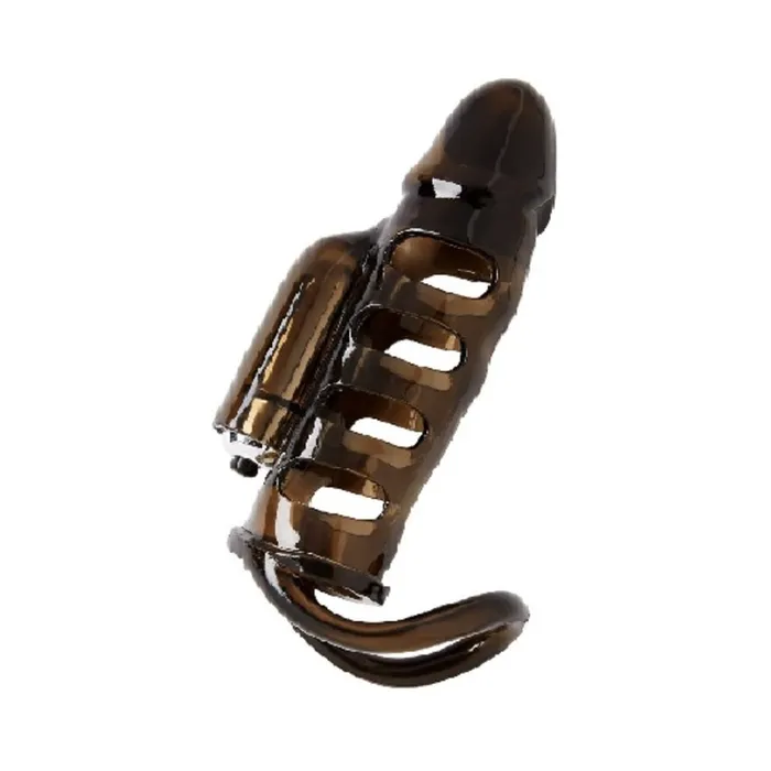 Ram Rod Penis Sleeve With Power Bullet Black Fairvillacom Male Sex Toys