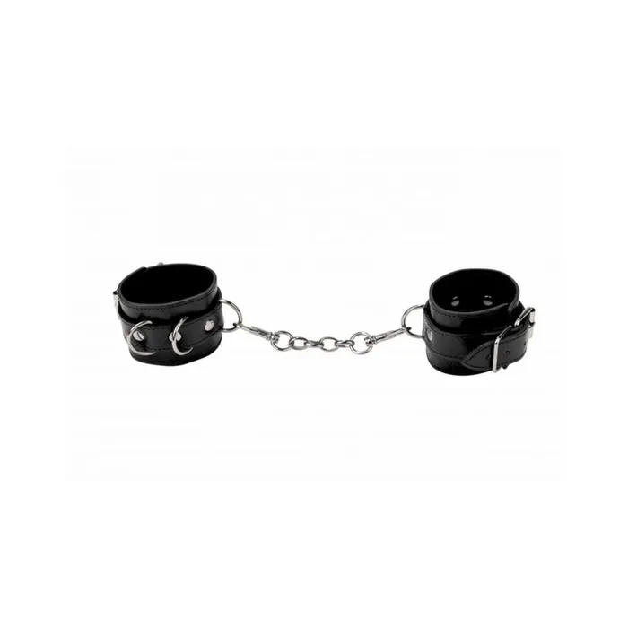 Restraints Fairvillacom Ouch Leather Cuffs Black