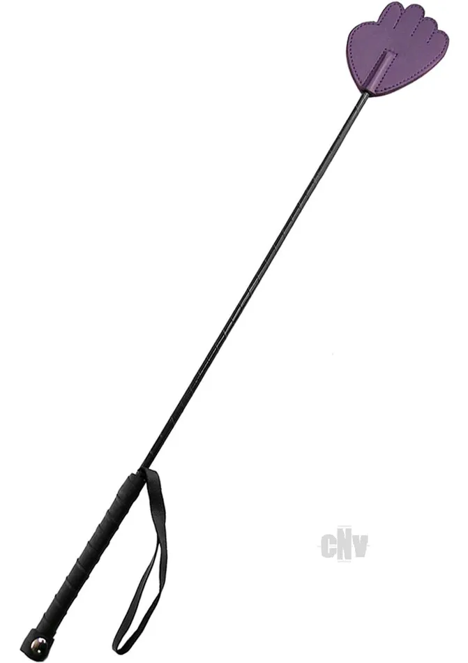 Rouge Hand Riding Crop Purple Rouge Garments Vibrators