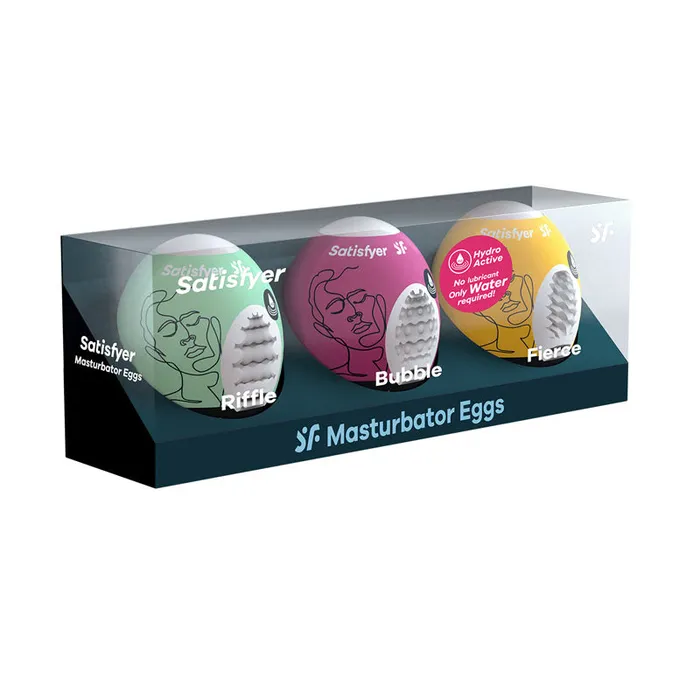 Satisfyer Masturbator Eggs Mixed 3 Pack 1 ShhhWndsr Male Sex Toys Satisfyer Masturbator Eggs Mixed 3 Pack 1 ShhhWndsr Male Sex Toys