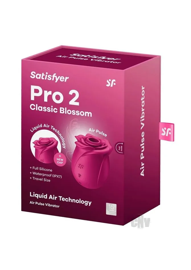 Satisfyer Pro 2 Classic Blossom Red Fairvillacom Vibrators
