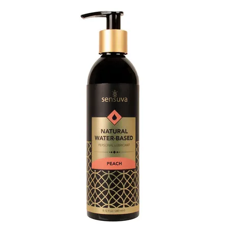 Sensuva Natural Water Based Personal Moisturizer 8 oz Peach Fairvillacom Vibrators