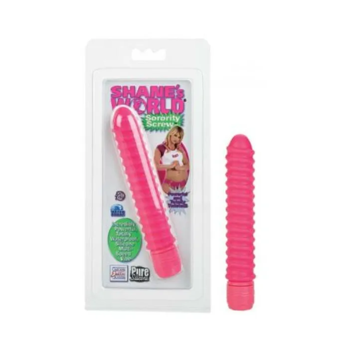 Shanes Sorority Screw Silicone Pink Fairvillacom Vibrators