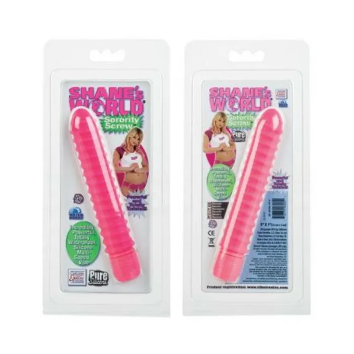 Shanes Sorority Screw Silicone Pink Fairvillacom Vibrators