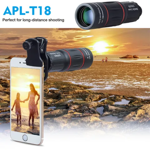 Shhhep Couples Mobile Phone Lens kit 12X Zoom Telephoto Lens For iPhone and Android Smartphones Monopod Bluetooth Shutter Tripod