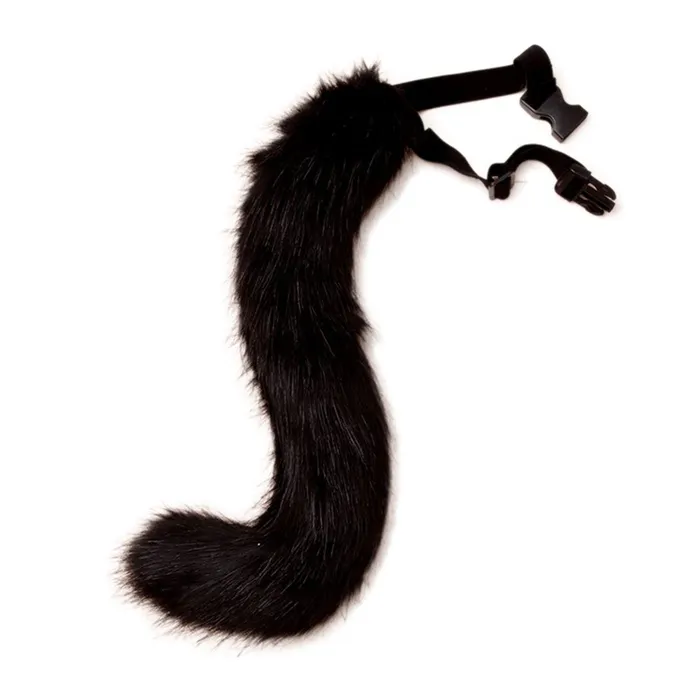 ShhhOb Anal Fur tail clip on black